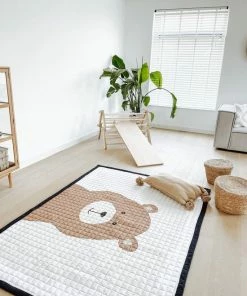Love By Lily - Groot Speelkleed Baby - Beer - 150x200 - Zacht Speelkleed Buiten En Binnen - Grote Speelmat - Speeltapijt Kind - Picknick Kinderkleed - Speelkleed Xxl - Speelkleed Peuter -Zwitsal - Winkel 550x733 50