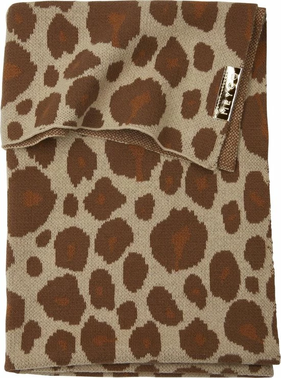 Meyco Panter Ledikantdeken - 100x150 Cm - Camel 1 Meyco Panter Ledikantdeken - 100x150 Cm - Camel