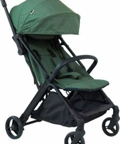 Prénatal Compact Buggy - Traploos Verstelbare Rugleuning - Inklapbaar Met 1 Hand - Groen