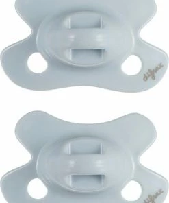Difrax Fopspeen Newborn Dental - Lichtblauw/Ice - Orthodontische Speen - 2 Stuks