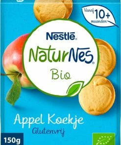NaturNes Bio Appel Koekje - Baby Koekjes - Vanaf 10 Maanden - 6 Stuks -Zwitsal - Winkel 550x765 4