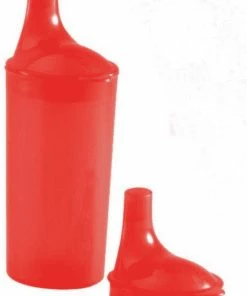 Comforthulpmiddelen Drinkbekerset Met Lange Tuitdeksels - Rood -Zwitsal - Winkel 550x767 1