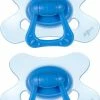 Difrax Fopspeen 6+ Maanden Natural Speen - Blauw/Sky - 2 Stuks