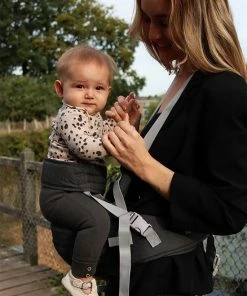 Deryan Pack Light Luxe Heupdrager - Ergonomische Draagzak + Opbergvakjes Grijs -Zwitsal - Winkel 550x771 3