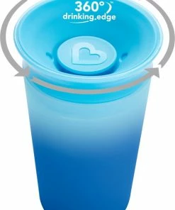Munchkin Miracle 360 Colour Changing Sippy Cup Blue -Zwitsal - Winkel 550x777 3