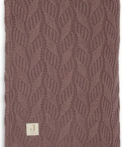 Jollein Baby Deken Ledikant 100x150cm Spring Knit - Rosewood/Coral Fleece -Zwitsal - Winkel 550x779