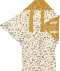 Meyco Wikkeldeken Fleece Cheetah - Honey Gold