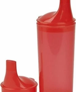 Comforthulpmiddelen Drinkbekerset Met Lange Tuitdeksels - Rood -Zwitsal - Winkel 550x779 4