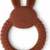 Bijtring Lalieloe Bunny - Bijtspeelgoed - Kraamcadeau - Koel Bijtring - Roest