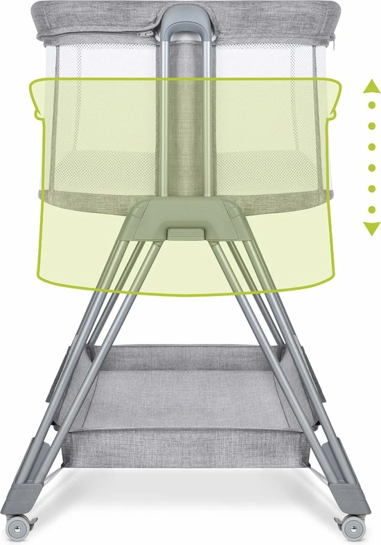 Lionelo Luna - Bedje - 2 In 1 - Geboorte Tot 9 Kg - 4 Wielen Met Blokkade 11 Lionelo Luna - Bedje - 2 In 1 - Geboorte Tot 9 Kg - 4 Wielen Met Blokkade - Afbeelding 11