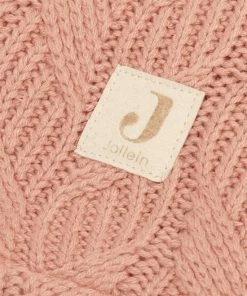 Jollein Baby Deken Ledikant 100x150cm Spring Knit - Rosewood/Coral Fleece -Zwitsal - Winkel 550x794 1