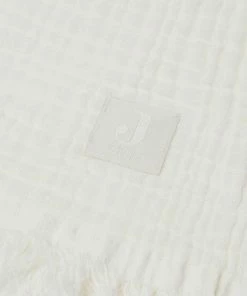 Jollein Baby Deken Ledikant 120x120cm Muslin Fringe - Ivory -Zwitsal - Winkel 550x794