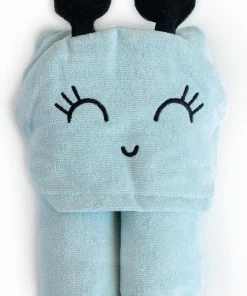 BiggDesign Milk&Moo - Baby Badcape - Babyhanddoek Met Kap - 0-2 Jaar - Blauw -Zwitsal - Winkel 550x798 3