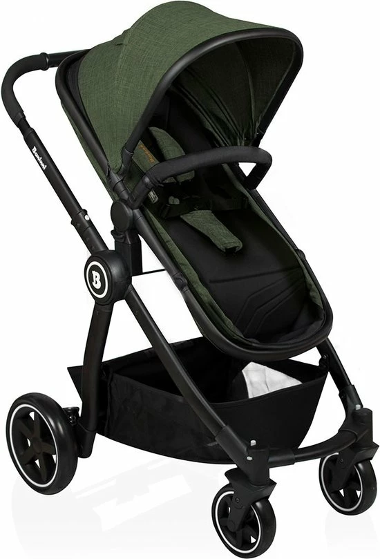 Baninni Kinderwagen Otto 3 In 1 Olive Green 8 Baninni Kinderwagen Otto 3 In 1 Olive Green - Afbeelding 8