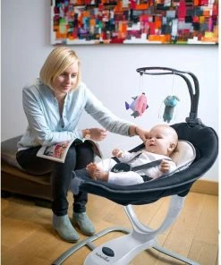 Babymoov Swoon Motion - Babyschommel - Zinc -Zwitsal - Winkel 550x813
