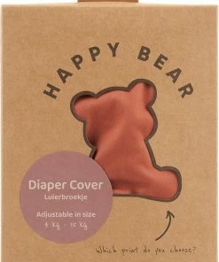 HappyBear Luierbroekje - Terra | Overbroekje Wasbare Luier | 4kg T/m 15kg | Extra Dubbele Beengootjes Om Doorlekken Te Voorkomen -Zwitsal - Winkel 550x817