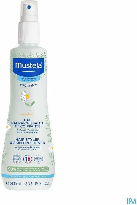 Mustela Verfrissend Water Haar En Lichaam - 200ml 2 Mustela Verfrissend Water Haar En Lichaam - 200ml - Afbeelding 2