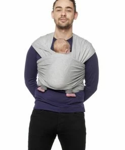 Bykay Stretchy Wrap De Luxe Grijs Melee - Medium -Zwitsal - Winkel 550x823 29