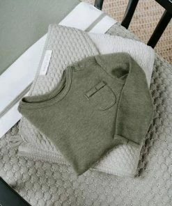 Baby's Only Gebreide Wikkeldeken - Omslagdoek Baby Sky - Teddy Voering - Urban Green - 75x75 Cm - Geschikt Voor Drie- En Vijfpuntsgordel -Zwitsal - Winkel 550x824 6