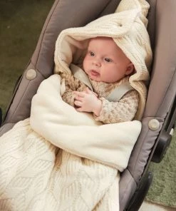 Jollein Voetenzak Voor Autostoel & Kinderwagen - Spring Knit - Ivory -Zwitsal - Winkel 550x825 122