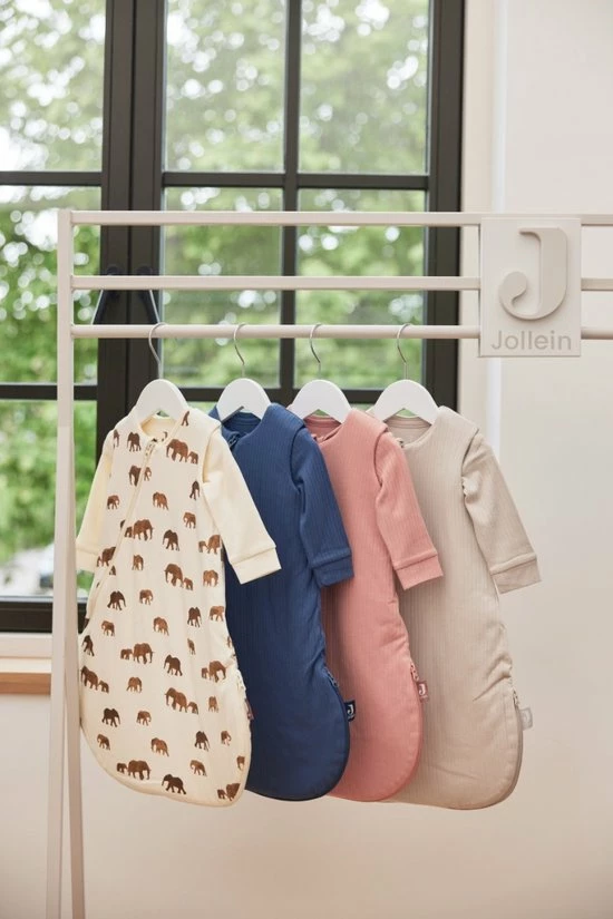 Jollein Baby Newborn Winterslaapzak 4-seizoenen 60cm Basic Stripe - Jeans Blue 5 Jollein Baby Newborn Winterslaapzak 4-seizoenen 60cm Basic Stripe - Jeans Blue - Afbeelding 5