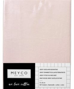 Meyco Jersey Hoeslaken Boxmatras - 75x95 Cm - Lichtroze -Zwitsal - Winkel 550x825 22