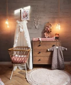 Jollein Baby Deken Ledikant 100x150cm Spring Knit - Rosewood/Coral Fleece -Zwitsal - Winkel 550x825 25