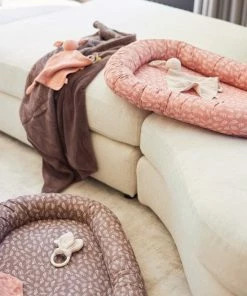 Jollein Baby Deken Ledikant 100x150cm Spring Knit - Rosewood/Coral Fleece -Zwitsal - Winkel 550x825 27