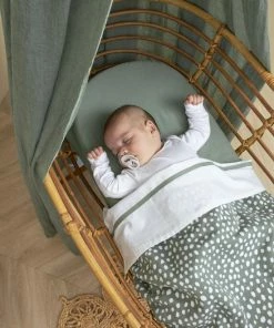 Meyco Wiegdeken Cheetah - Forest Green - 75x100cm -Zwitsal - Winkel 550x825 53