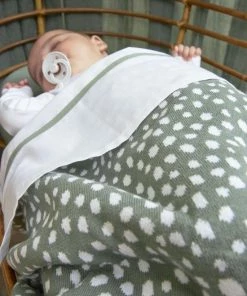 Meyco Wiegdeken Cheetah - Forest Green - 75x100cm -Zwitsal - Winkel 550x825 54