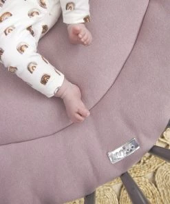 Meyco Boxkleed Rond Knit Basic - Lilac - 95 Cm -Zwitsal - Winkel 550x825 57