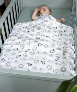 Meyco Jersey Hoeslaken Ledikant - Stone Green - 60x120cm -Zwitsal - Winkel 550x825 64