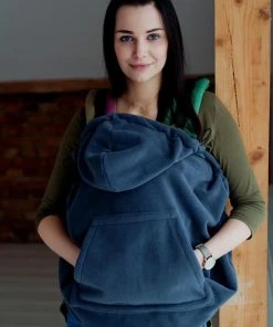 Little Frog Fleece Cover Donkergrijs - Draagcover -Zwitsal - Winkel 550x825 76