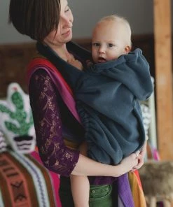 Little Frog Fleece Cover Donkergrijs - Draagcover -Zwitsal - Winkel 550x825 77