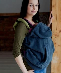 Little Frog Fleece Cover Donkergrijs - Draagcover -Zwitsal - Winkel 550x825 78