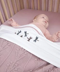 Meyco Romantic Flower Wiegdeken - Lilac - 75x100cm -Zwitsal - Winkel 550x825 82