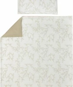 Meyco - Dekbedovertrek Ledikant - Branches - Sand - 100x135cm